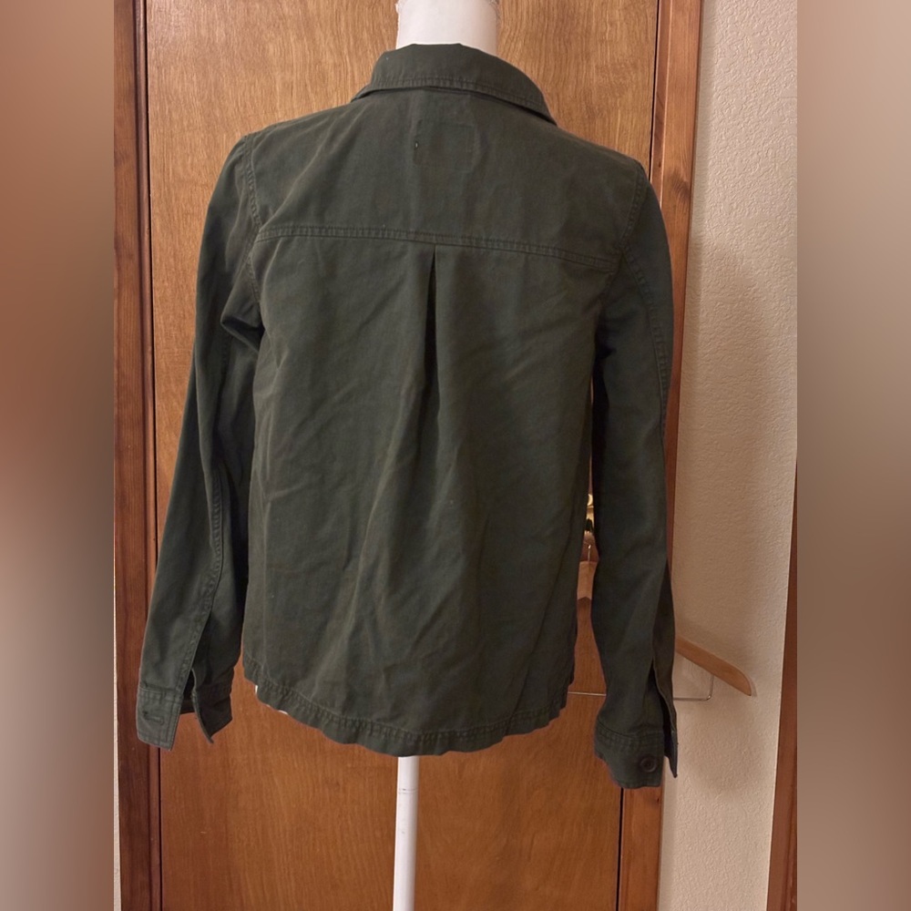 Old Navy Dark Green Utility Jacket for Women - Picture 3 of 7